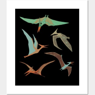 Pterodactyls Posters and Art